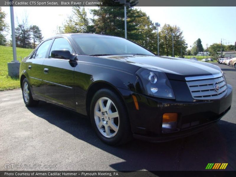 Black Raven / Cashmere 2007 Cadillac CTS Sport Sedan