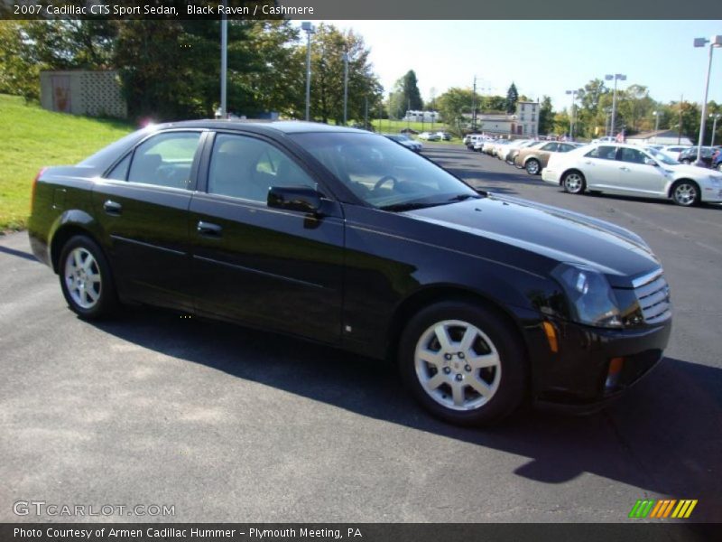 Black Raven / Cashmere 2007 Cadillac CTS Sport Sedan
