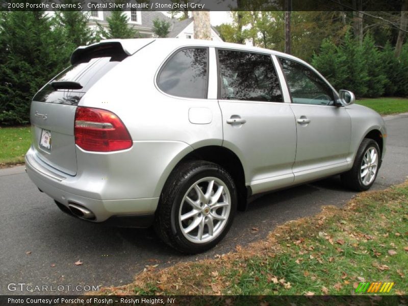 Crystal Silver Metallic / Stone/Steel Grey 2008 Porsche Cayenne S