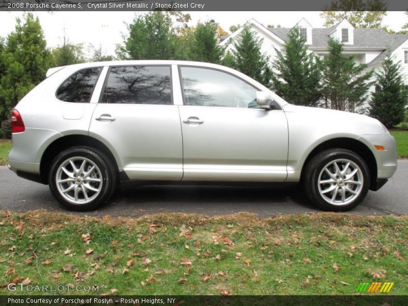 Crystal Silver Metallic / Stone/Steel Grey 2008 Porsche Cayenne S