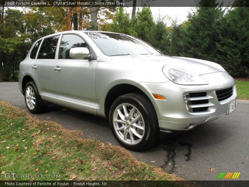 Crystal Silver Metallic / Stone/Steel Grey 2008 Porsche Cayenne S