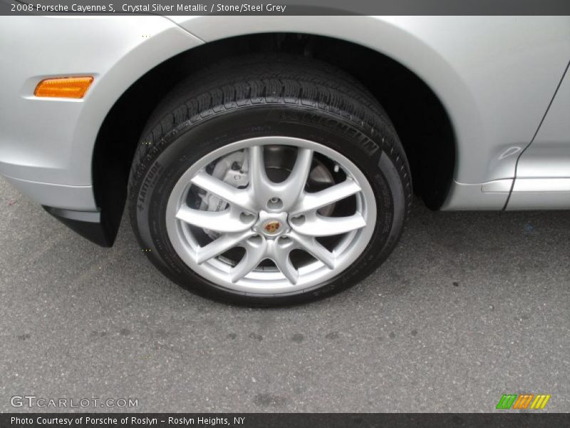 Crystal Silver Metallic / Stone/Steel Grey 2008 Porsche Cayenne S