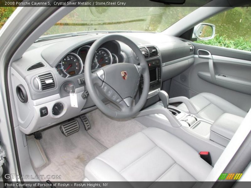 Crystal Silver Metallic / Stone/Steel Grey 2008 Porsche Cayenne S