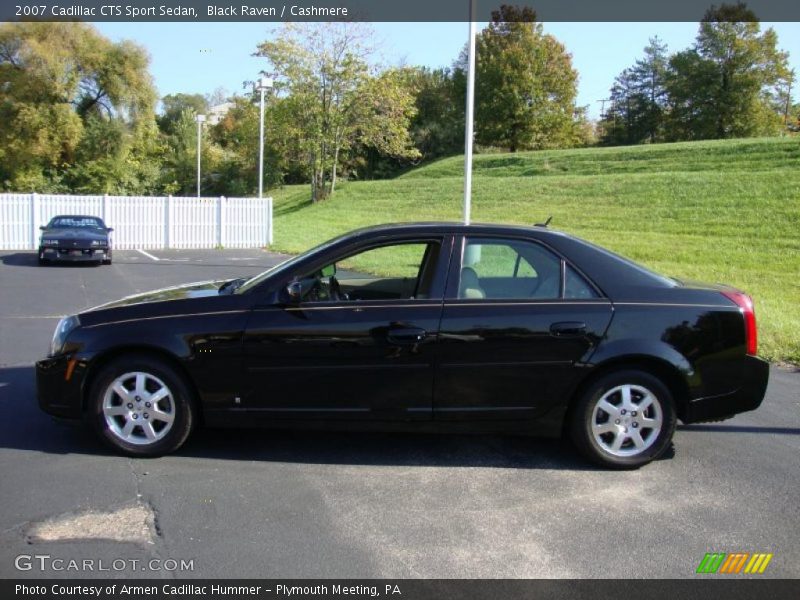 Black Raven / Cashmere 2007 Cadillac CTS Sport Sedan