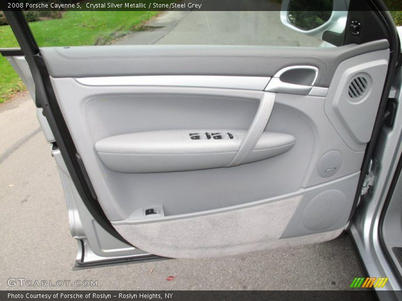 Crystal Silver Metallic / Stone/Steel Grey 2008 Porsche Cayenne S