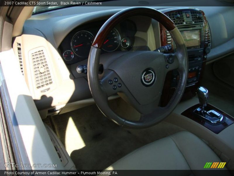 Black Raven / Cashmere 2007 Cadillac CTS Sport Sedan