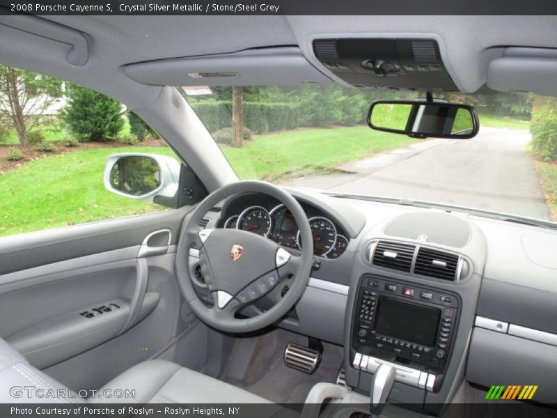 Crystal Silver Metallic / Stone/Steel Grey 2008 Porsche Cayenne S
