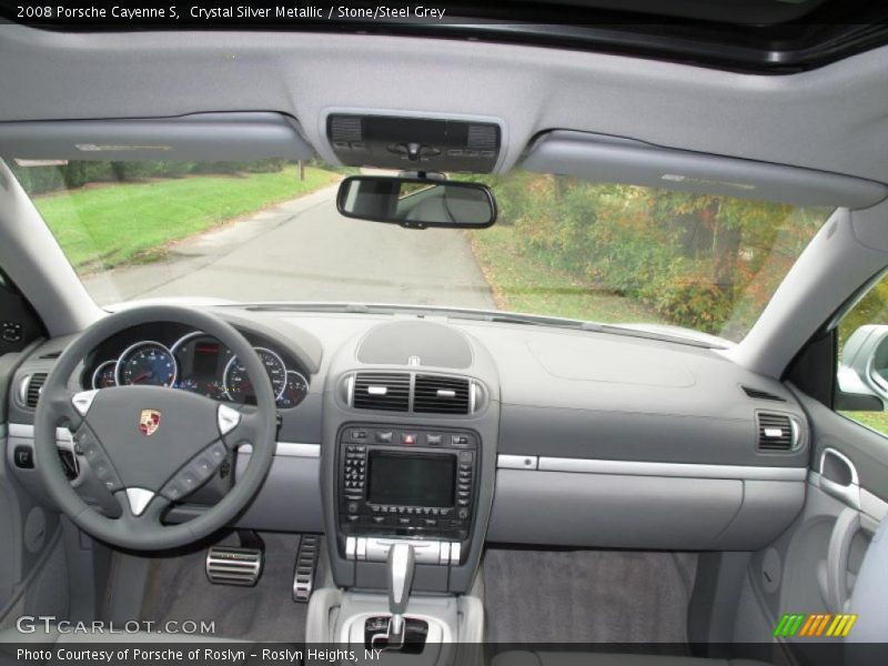 Crystal Silver Metallic / Stone/Steel Grey 2008 Porsche Cayenne S