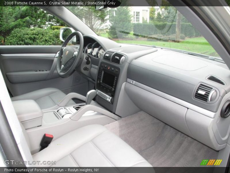 Crystal Silver Metallic / Stone/Steel Grey 2008 Porsche Cayenne S