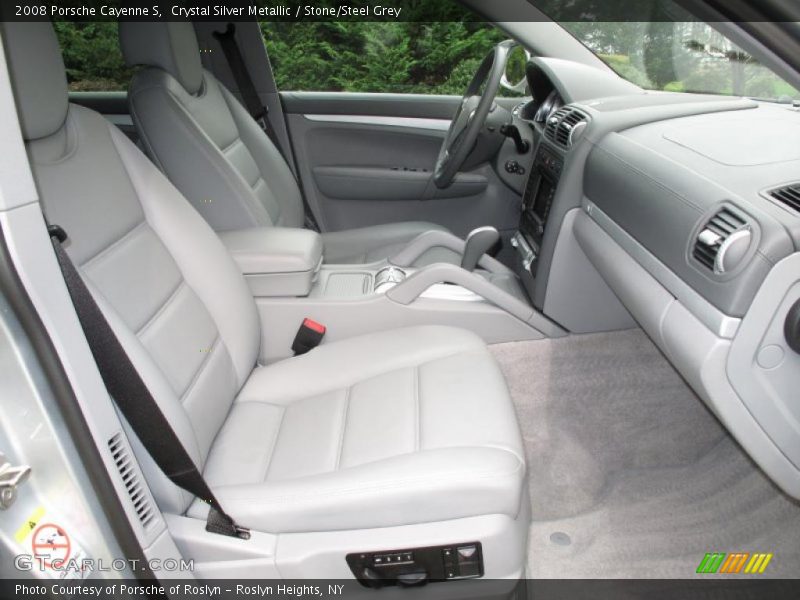 Crystal Silver Metallic / Stone/Steel Grey 2008 Porsche Cayenne S