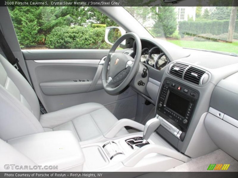 Crystal Silver Metallic / Stone/Steel Grey 2008 Porsche Cayenne S