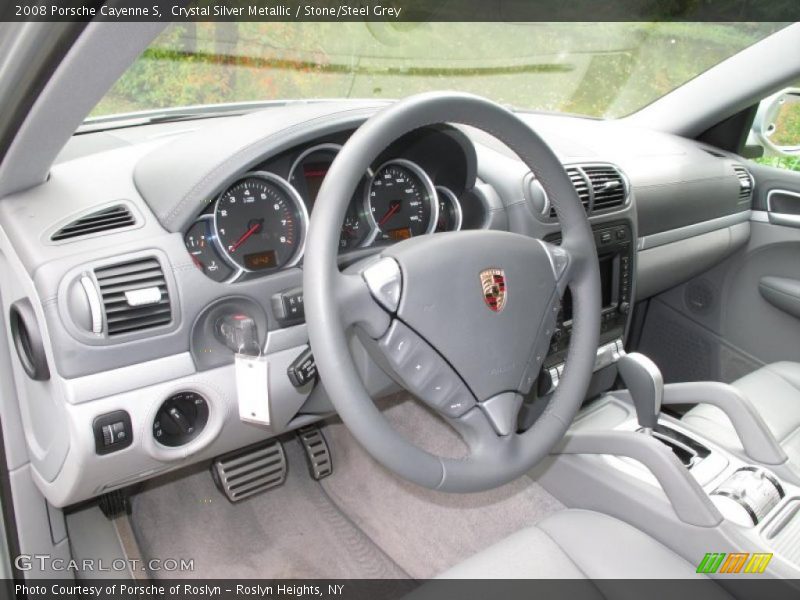 Crystal Silver Metallic / Stone/Steel Grey 2008 Porsche Cayenne S