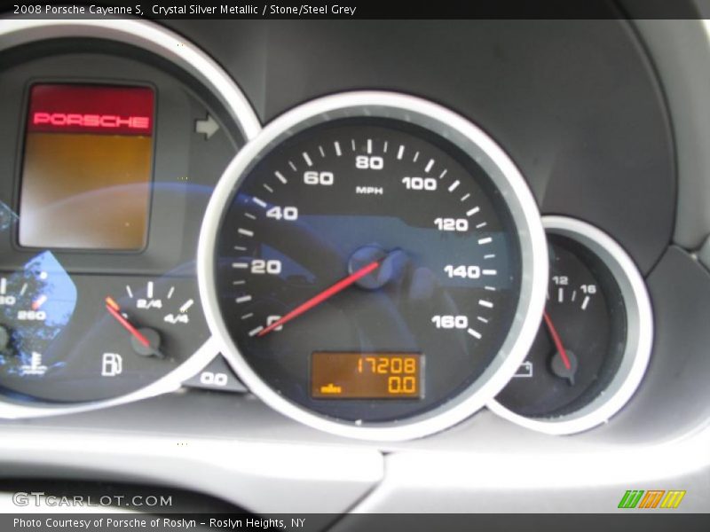 Crystal Silver Metallic / Stone/Steel Grey 2008 Porsche Cayenne S