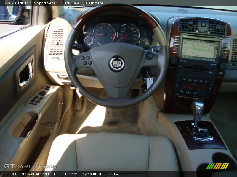 Black Raven / Cashmere 2007 Cadillac CTS Sport Sedan