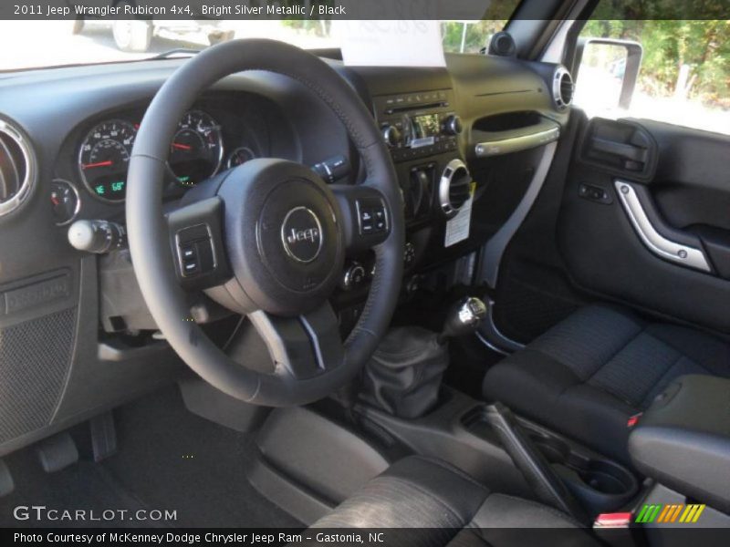  2011 Wrangler Rubicon 4x4 Black Interior