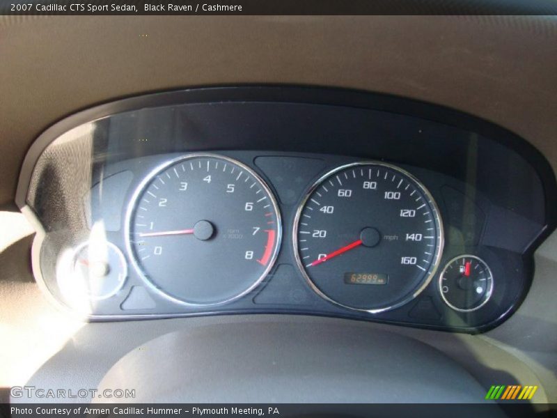 Black Raven / Cashmere 2007 Cadillac CTS Sport Sedan