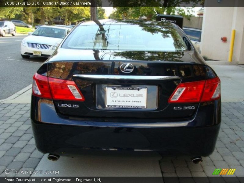 Obsidian Black / Cashmere 2008 Lexus ES 350