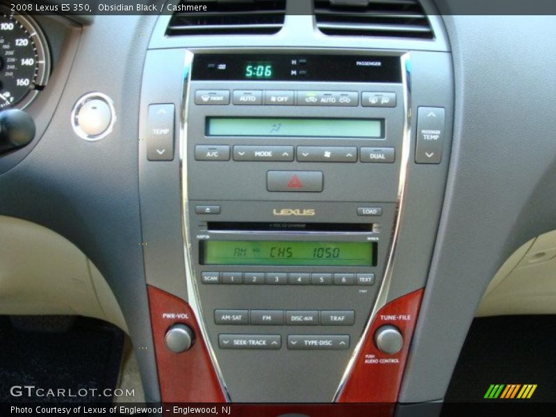 Obsidian Black / Cashmere 2008 Lexus ES 350