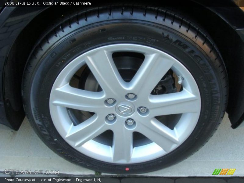 Obsidian Black / Cashmere 2008 Lexus ES 350