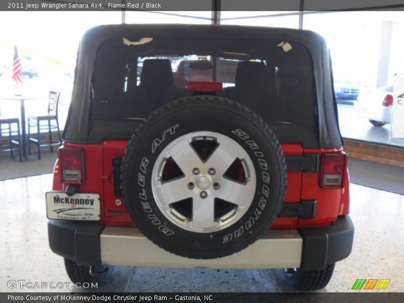 Flame Red / Black 2011 Jeep Wrangler Sahara 4x4