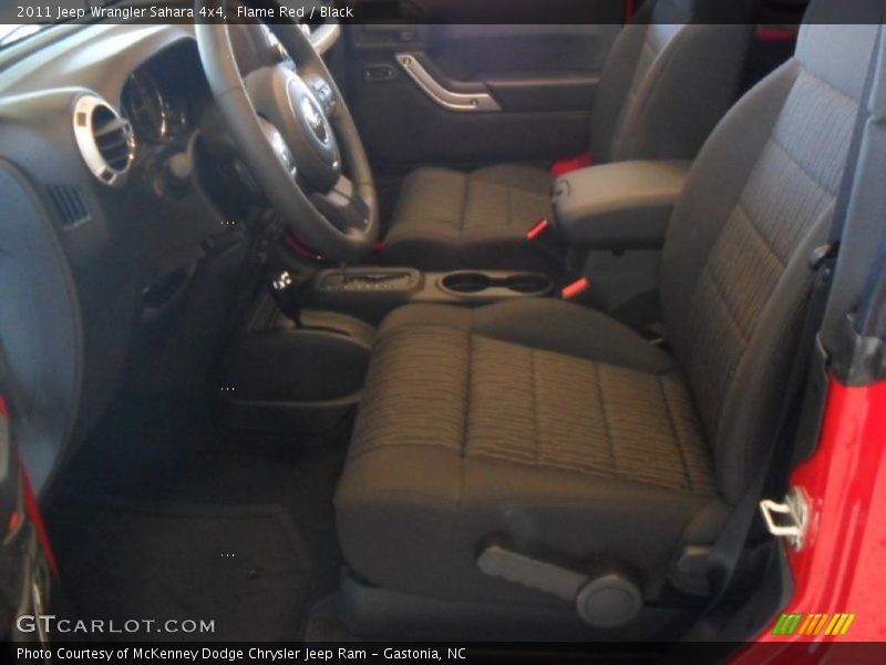 Flame Red / Black 2011 Jeep Wrangler Sahara 4x4