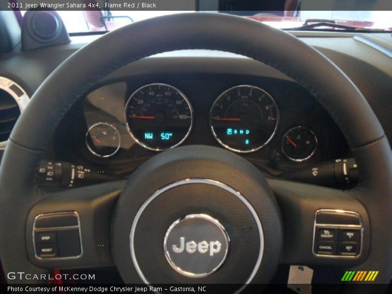 Flame Red / Black 2011 Jeep Wrangler Sahara 4x4