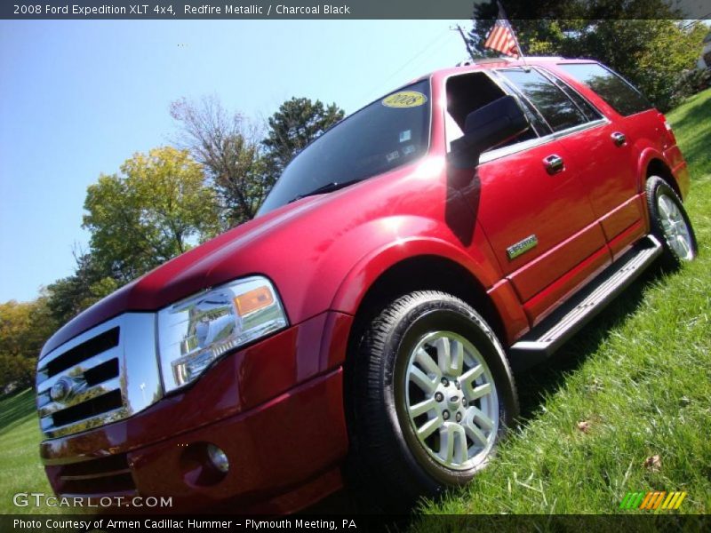 Redfire Metallic / Charcoal Black 2008 Ford Expedition XLT 4x4