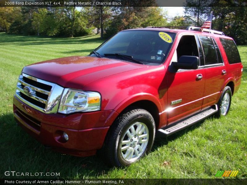 Redfire Metallic / Charcoal Black 2008 Ford Expedition XLT 4x4