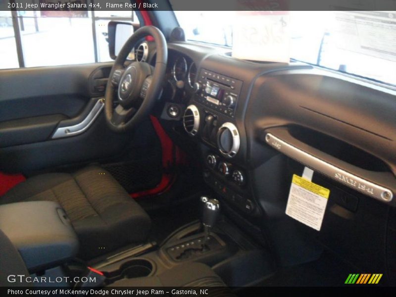 Flame Red / Black 2011 Jeep Wrangler Sahara 4x4