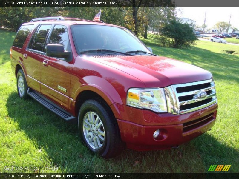 Redfire Metallic / Charcoal Black 2008 Ford Expedition XLT 4x4