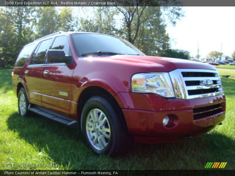 Redfire Metallic / Charcoal Black 2008 Ford Expedition XLT 4x4