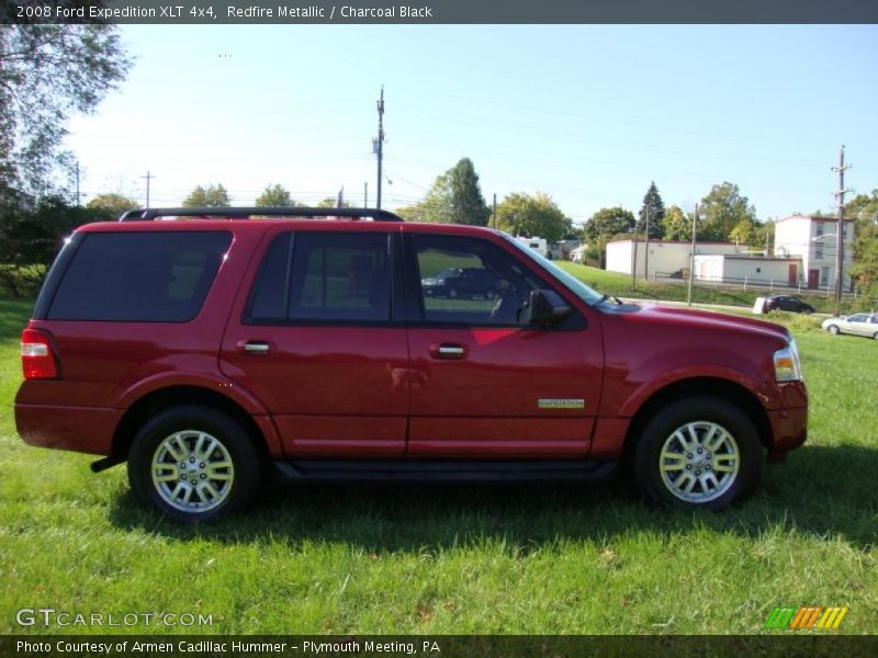 Redfire Metallic / Charcoal Black 2008 Ford Expedition XLT 4x4