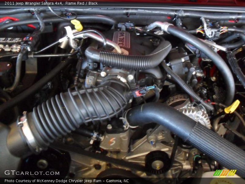 Flame Red / Black 2011 Jeep Wrangler Sahara 4x4