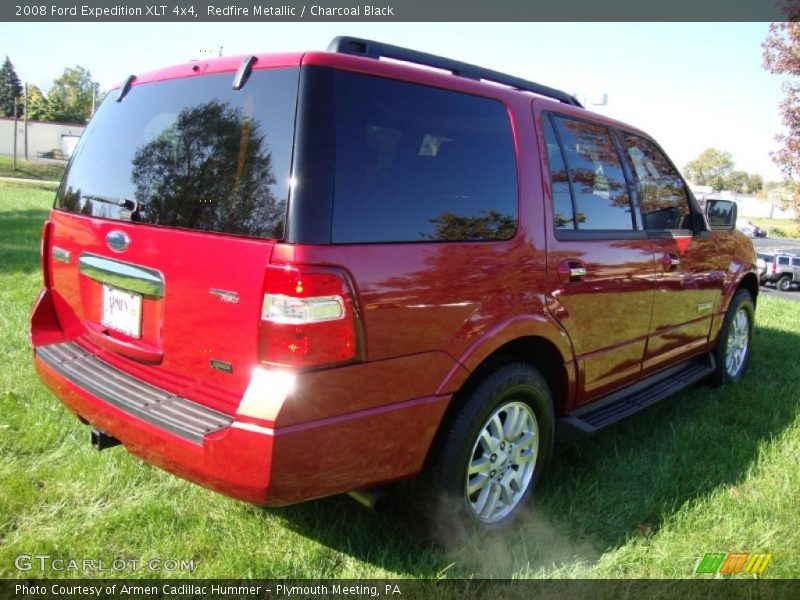 Redfire Metallic / Charcoal Black 2008 Ford Expedition XLT 4x4