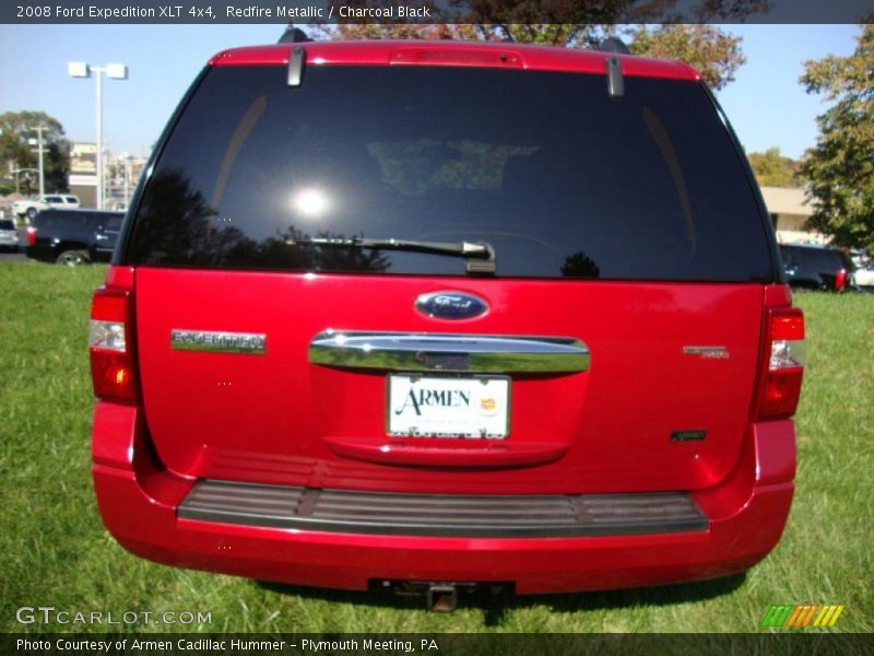 Redfire Metallic / Charcoal Black 2008 Ford Expedition XLT 4x4