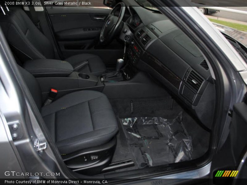 Silver Grey Metallic / Black 2008 BMW X3 3.0si