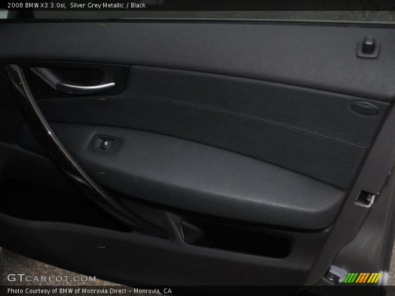 Silver Grey Metallic / Black 2008 BMW X3 3.0si