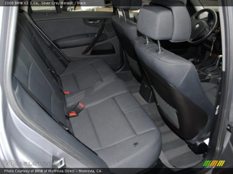 Silver Grey Metallic / Black 2008 BMW X3 3.0si
