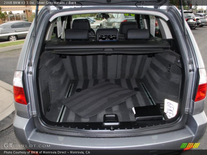 Silver Grey Metallic / Black 2008 BMW X3 3.0si