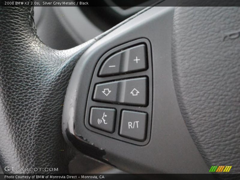 Silver Grey Metallic / Black 2008 BMW X3 3.0si