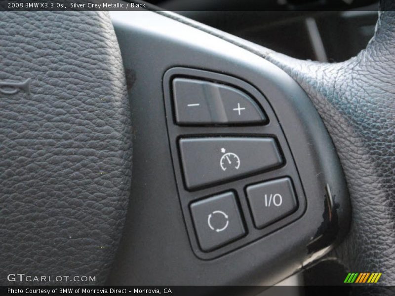 Silver Grey Metallic / Black 2008 BMW X3 3.0si