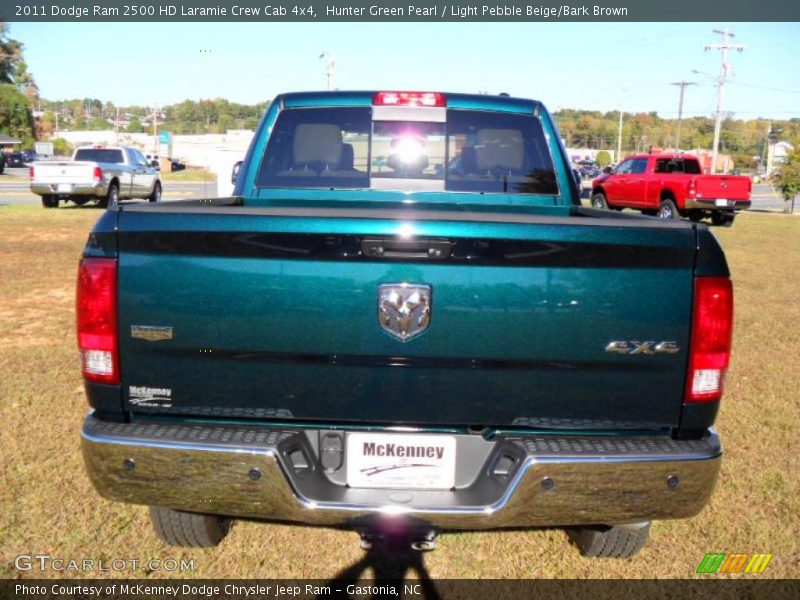 Hunter Green Pearl / Light Pebble Beige/Bark Brown 2011 Dodge Ram 2500 HD Laramie Crew Cab 4x4