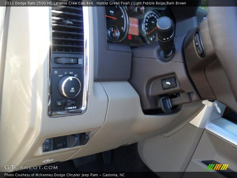Hunter Green Pearl / Light Pebble Beige/Bark Brown 2011 Dodge Ram 2500 HD Laramie Crew Cab 4x4