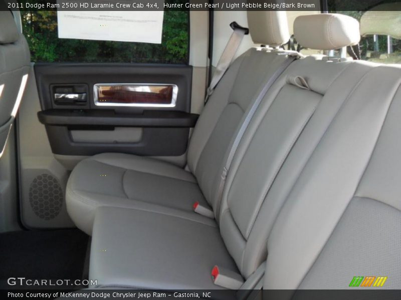 Hunter Green Pearl / Light Pebble Beige/Bark Brown 2011 Dodge Ram 2500 HD Laramie Crew Cab 4x4