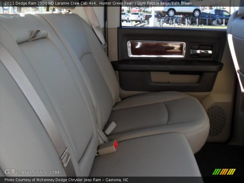 Hunter Green Pearl / Light Pebble Beige/Bark Brown 2011 Dodge Ram 2500 HD Laramie Crew Cab 4x4