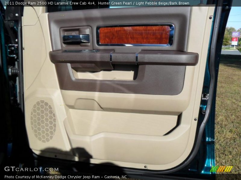 Hunter Green Pearl / Light Pebble Beige/Bark Brown 2011 Dodge Ram 2500 HD Laramie Crew Cab 4x4