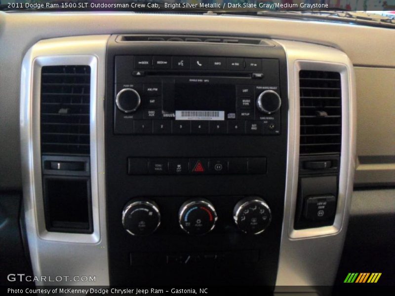 Bright Silver Metallic / Dark Slate Gray/Medium Graystone 2011 Dodge Ram 1500 SLT Outdoorsman Crew Cab