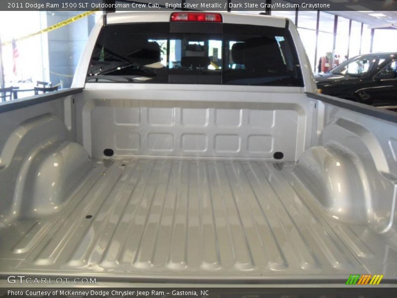 Bright Silver Metallic / Dark Slate Gray/Medium Graystone 2011 Dodge Ram 1500 SLT Outdoorsman Crew Cab