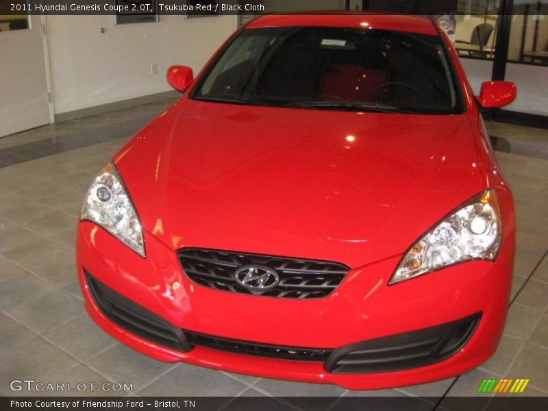 Tsukuba Red / Black Cloth 2011 Hyundai Genesis Coupe 2.0T