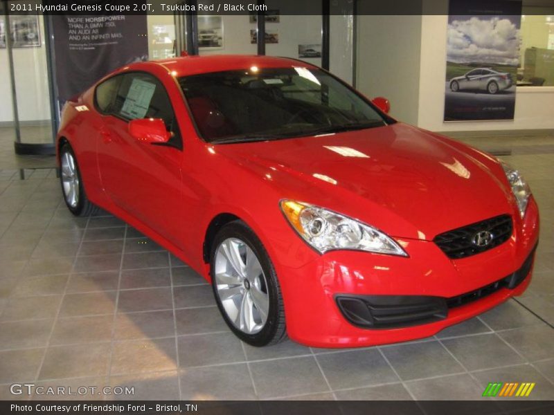 Front 3/4 View of 2011 Genesis Coupe 2.0T
